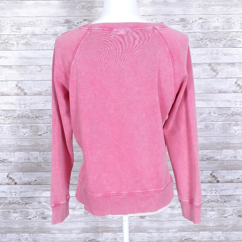 Style & Co Sweatshirt Heart Pink Love 958 - Picture 3 of 6